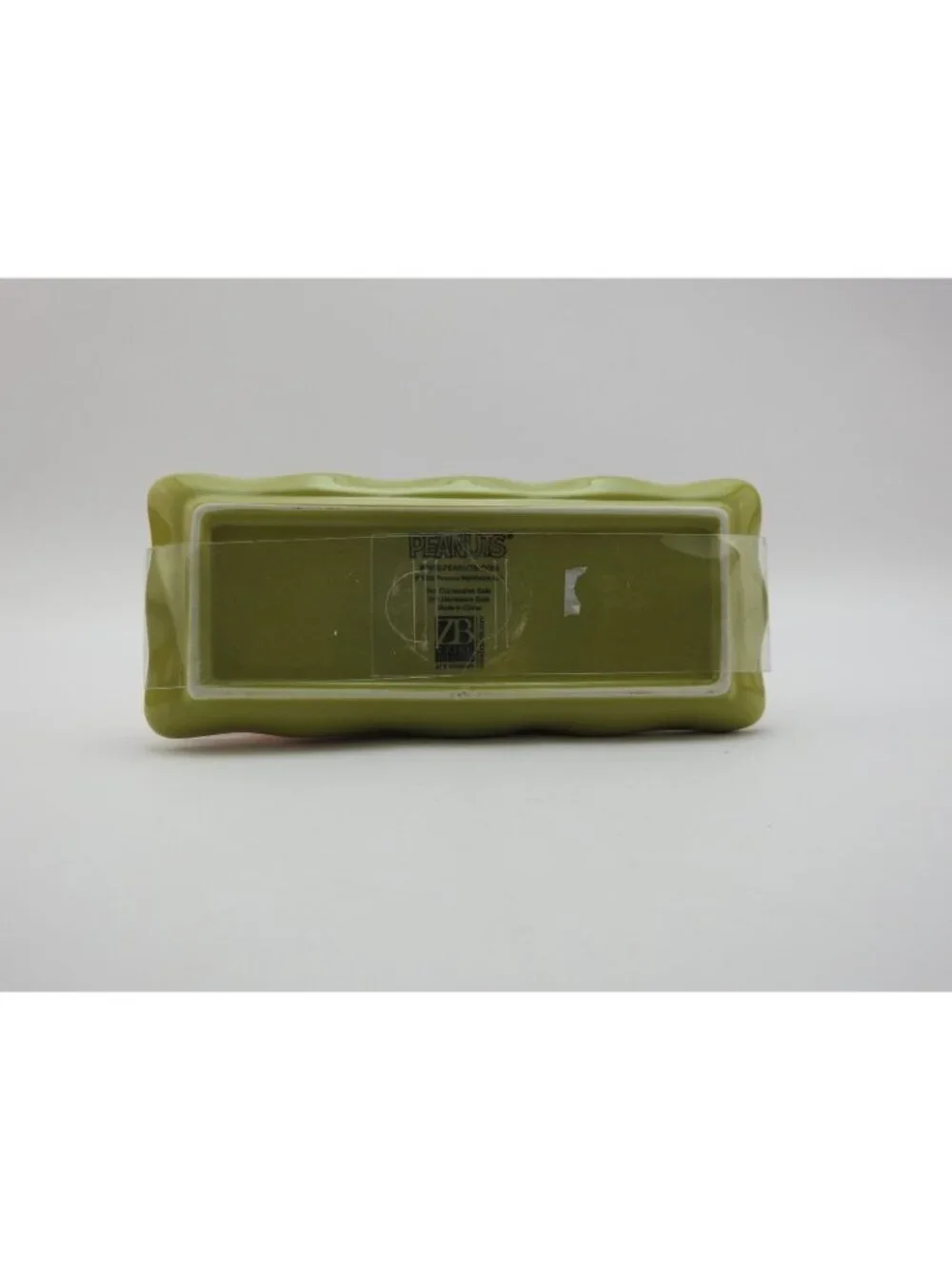 Peanuts Great Pumpkin Charlie Brown Snoopy Linus Ceramic Butter Dish New